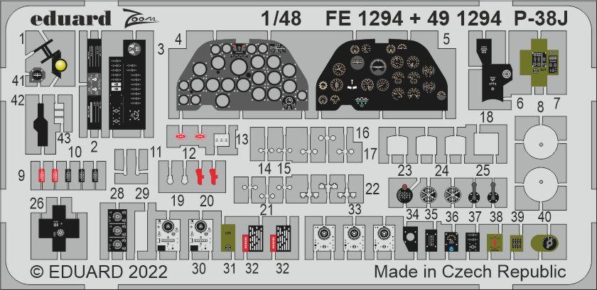 8591437570928 - FE1294 - 148 P-38J 8591437570928 - FE1294 - 148 P-38J