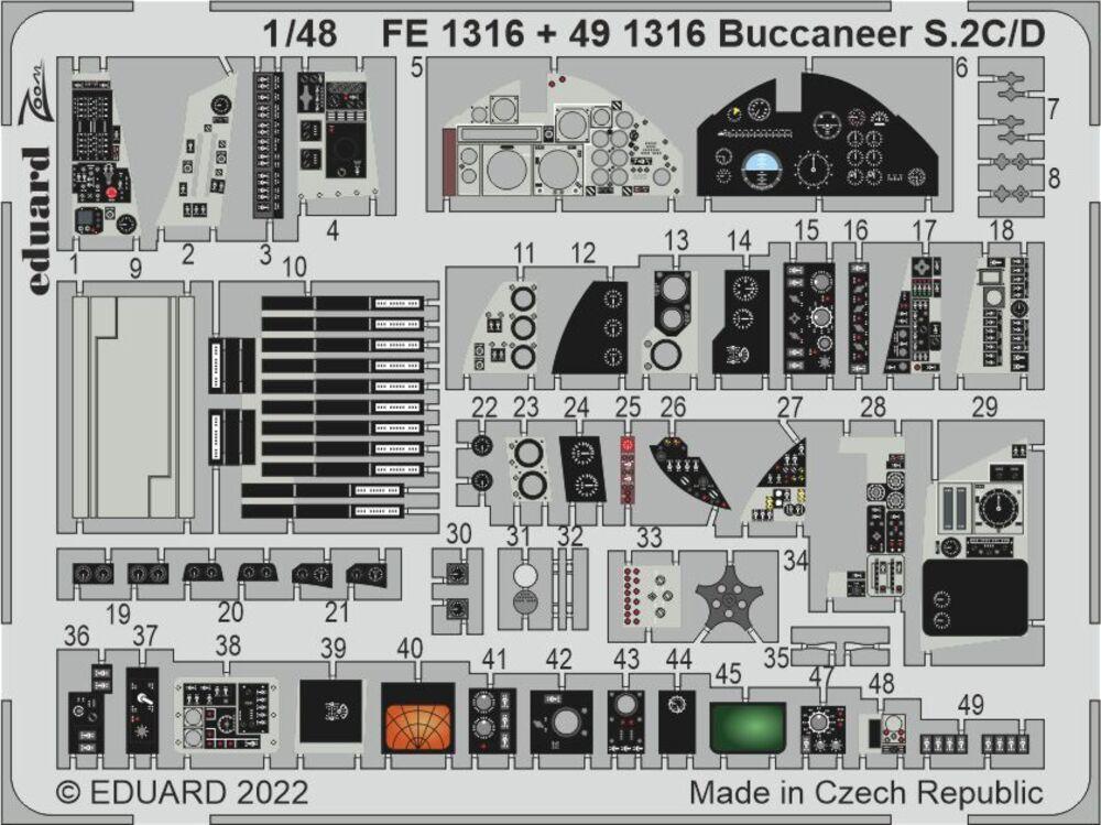 16 Air günstig Kaufen-Buccaneer S.2C/D [Airfix]. Buccaneer S.2C/D [Airfix] <![CDATA[Eduard / FE1316 / 1:48]]>. 