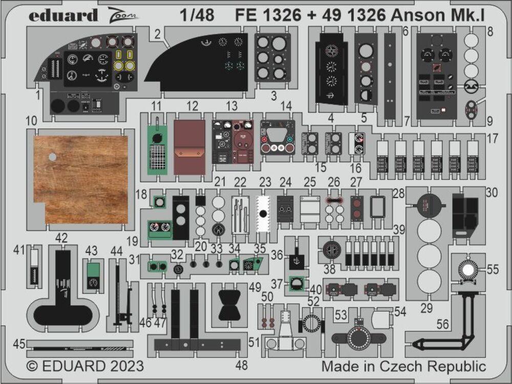 132 m günstig Kaufen-Anson Mk.I [Airfix]. Anson Mk.I [Airfix] <![CDATA[Eduard / FE1326 / 1:48]]>. 