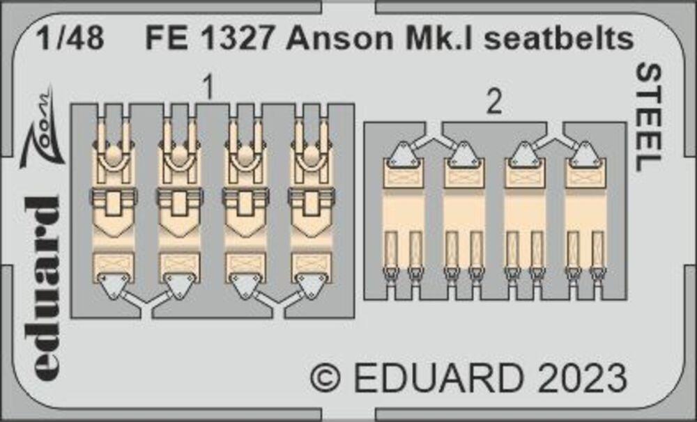 132 I günstig Kaufen-Anson Mk.I - Seatbelts  -Steel [Airfix]. Anson Mk.I - Seatbelts  -Steel [Airfix] <![CDATA[Eduard / FE1327 / 1:48]]>. 