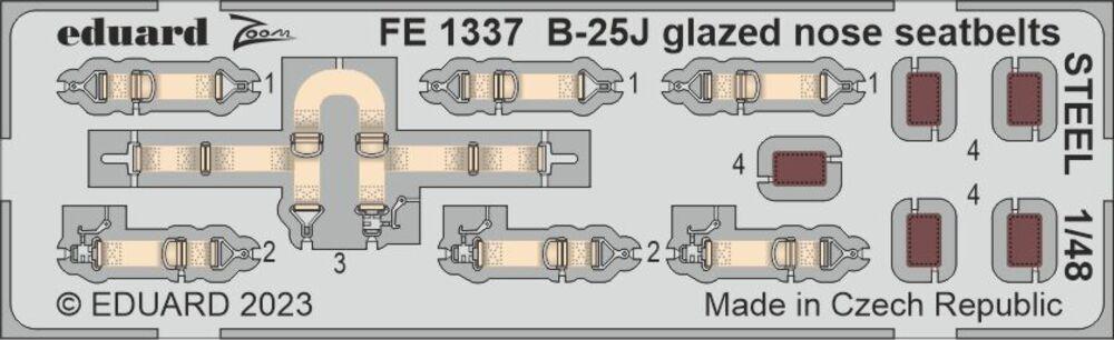 TB 4 günstig Kaufen-B-25J - Glazed nose seatbelts - Steel [HKM]. B-25J - Glazed nose seatbelts - Steel [HKM] <![CDATA[Eduard / FE1337 / 1:48]]>. 