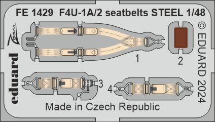 1A 1 günstig Kaufen-F4U-1A/2 - Seatbelts - Steel [Magic Factory]. F4U-1A/2 - Seatbelts - Steel [Magic Factory] <![CDATA[Eduard / FE1429 / 1:48]]>. 