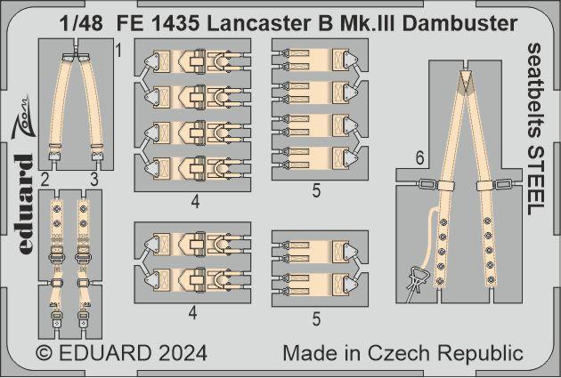 8591437587599 - Lancaster B MkIII Dambuster - Seatbelts - Steel [HKM]