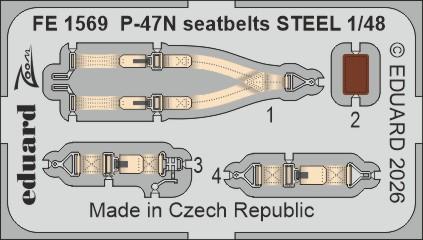 P-47N – Seatbelts – Steel [Miniart]