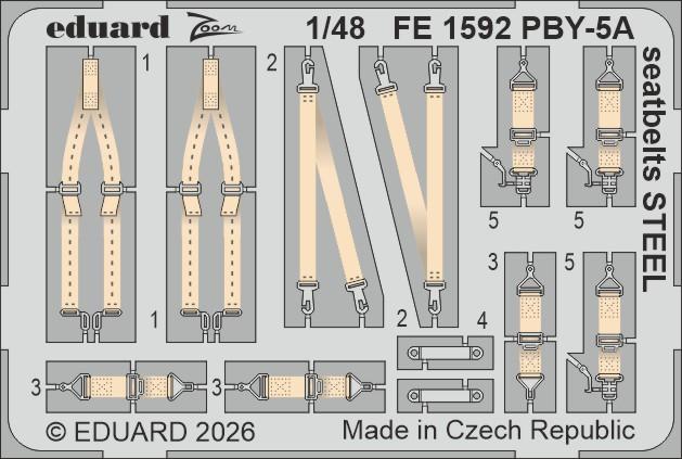 PBY-5A - Seatbelts - Steel [Eduard]