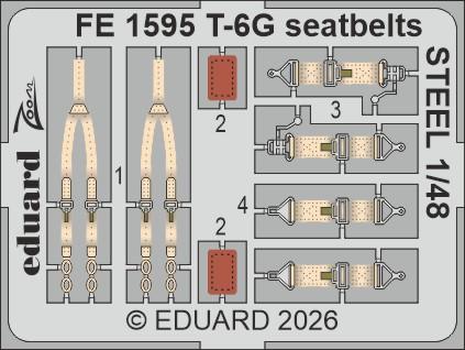 T-6G - Seatbelts - Steel [Italeri]