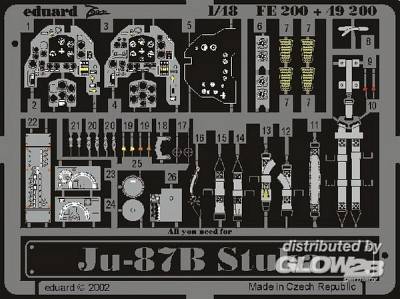 EDU 1 günstig Kaufen-Junkers Ju 87 B Stuka. Junkers Ju 87 B Stuka <![CDATA[Eduard / FE200 / 1:48]]>. 