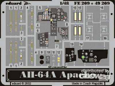 EDU 1 günstig Kaufen-Hughes AH-64A Apache. Hughes AH-64A Apache <![CDATA[Eduard / FE209 / 1:48]]>. 