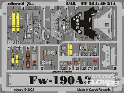 EDU 1 günstig Kaufen-Focke-Wulf Fw 190 A-3. Focke-Wulf Fw 190 A-3 <![CDATA[Eduard / FE214 / 1:48]]>. 