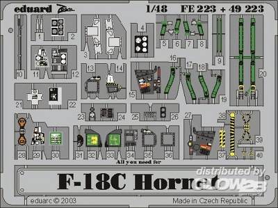 EDU 1 günstig Kaufen-F-18C Hornet. F-18C Hornet <![CDATA[Eduard / FE223 / 1:48]]>. 