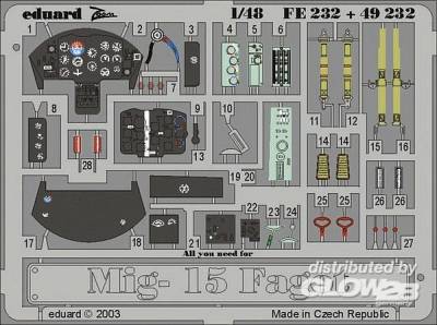 8591437382323 - FE232 - MiG-15 Fagot in 148 8591437382323 - FE232 - MiG-15 Fagot in 148
