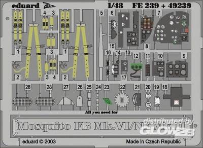 Mosquito B günstig Kaufen-Mosquito FB Mk.VI/NF Mk.II. Mosquito FB Mk.VI/NF Mk.II <![CDATA[Eduard / FE239 / 1:48]]>. 