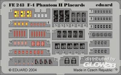 Phantom II günstig Kaufen-F-4 Phantom II - Placards. F-4 Phantom II - Placards <![CDATA[Eduard / FE243 / 1:48]]>. 