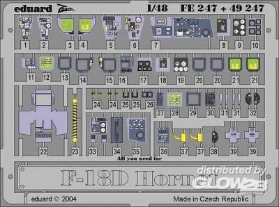 EDU 1 günstig Kaufen-F-18D Hornet. F-18D Hornet <![CDATA[Eduard / FE247 / 1:48]]>. 