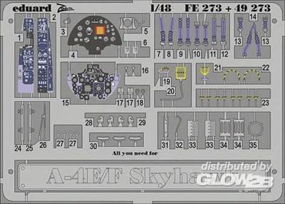 4E Skyhawk günstig Kaufen-A-4E/F Skyhawk. A-4E/F Skyhawk <![CDATA[Eduard / FE273 / 1:48]]>. 