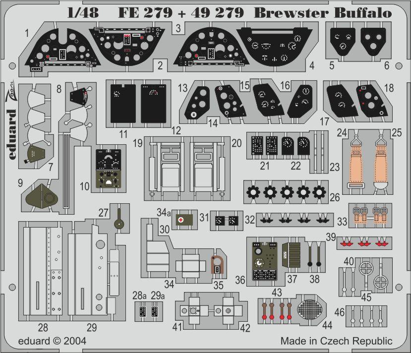 Buffalo C günstig Kaufen-Brewster Buffalo. Brewster Buffalo <![CDATA[Eduard / FE279 / 1:48]]>. 