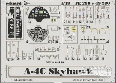 Skyhawk günstig Kaufen-A-4C Skyhawk. A-4C Skyhawk <![CDATA[Eduard / FE280 / 1:48]]>. 