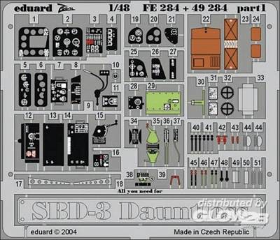 Dauntless günstig Kaufen-SBD-3 Dauntless. SBD-3 Dauntless <![CDATA[Eduard / FE284 / 1:48]]>. 