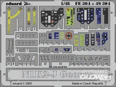 04 GE  günstig Kaufen-N1K2-J George [Hasegawa]. N1K2-J George [Hasegawa] <![CDATA[Eduard / FE304 / 1:48]]>. 