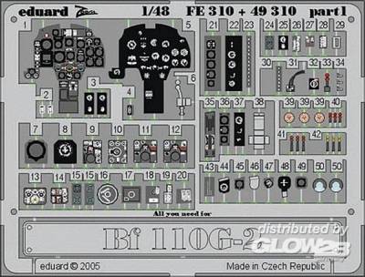 EDU 1 günstig Kaufen-Messerschmitt Bf 110 G-2 [Revell]. Messerschmitt Bf 110 G-2 [Revell] <![CDATA[Eduard / FE310 / 1:48]]>. 