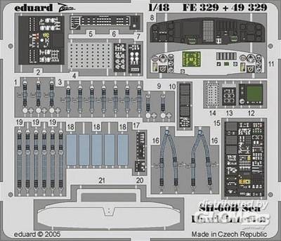 32 or  günstig Kaufen-SH-60B Sea Hawk - Interior. SH-60B Sea Hawk - Interior <![CDATA[Eduard / FE329 / 1:48]]>. 