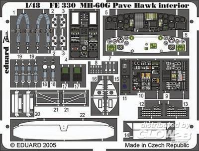 330 g günstig Kaufen-MH-60G Pave Hawk - Interior. MH-60G Pave Hawk - Interior <![CDATA[Eduard / FE330 / 1:48]]>. 