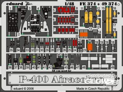 AS 40 günstig Kaufen-P-39/P-400 Airacobra [Hasegawa]. P-39/P-400 Airacobra [Hasegawa] <![CDATA[Eduard / FE374 / 1:48]]>. 