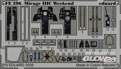 Weekend günstig Kaufen-Mirage IIIC - Weekend Edition [Eduard]. Mirage IIIC - Weekend Edition [Eduard] <![CDATA[Eduard / FE396 / 1:48]]>. 