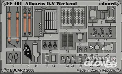 Albatros günstig Kaufen-Albatros D.V - Weekend Edition [Eduard]. Albatros D.V - Weekend Edition [Eduard] <![CDATA[Eduard / FE401 / 1:48]]>. 