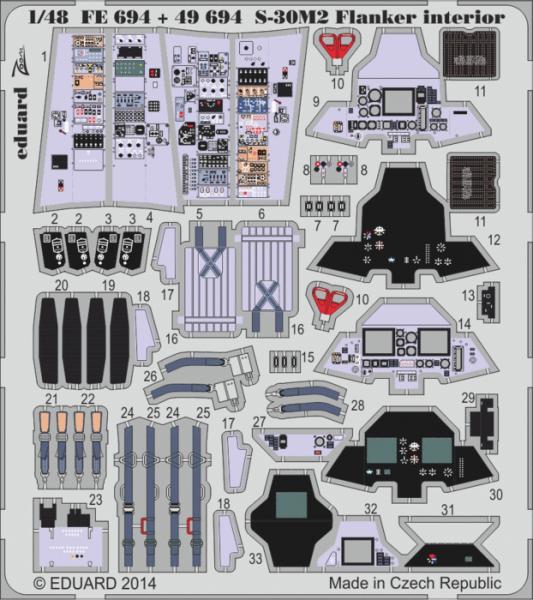 S-30M-2 Flanker - Interior S.A. [Academy]