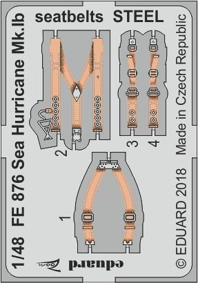 Sea Hurricane Mk.IB - Seatbelts STEEL [Airfix]