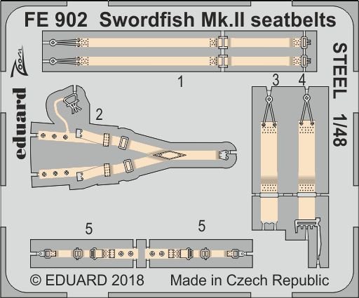 Sea 2 günstig Kaufen-Swordfish Mk.II - Seatbelts STEEL [Tamiya]. Swordfish Mk.II - Seatbelts STEEL [Tamiya] <![CDATA[Eduard / FE902 / 1:48]]>. 