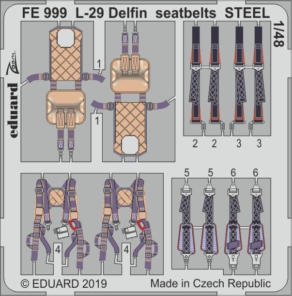 Mk I günstig Kaufen-L-29 Delfin - Seatbelts STEEL [AMK]. L-29 Delfin - Seatbelts STEEL [AMK] <![CDATA[Eduard / FE999 / 1:48]]>. 