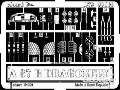 S10 S günstig Kaufen-A-37 B Dragonfly. A-37 B Dragonfly <![CDATA[Eduard / SS106 / 1:72]]>. 