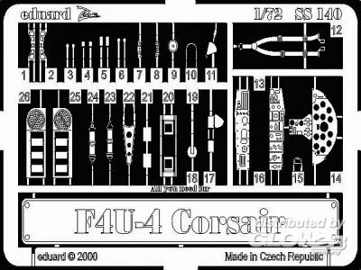 F4U 1 günstig Kaufen-F4U-4 Corsair. F4U-4 Corsair <![CDATA[Eduard / SS140 / 1:72]]>. 