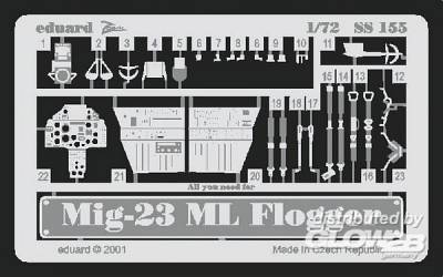 EDU 1 günstig Kaufen-MiG-23 ML Flogger. MiG-23 ML Flogger <![CDATA[Eduard / SS155 / 1:72]]>. 