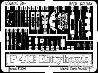 40E Kittyhawk günstig Kaufen-P-40E Kittyhawk. P-40E Kittyhawk <![CDATA[Eduard / SS161 / 1:72]]>. 