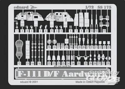 VA 11 günstig Kaufen-F-111D/F Aardvark. F-111D/F Aardvark <![CDATA[Eduard / SS175 / 1:72]]>. 