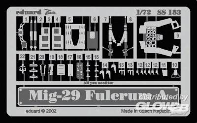 MiG 29 günstig Kaufen-MiG-29 Fulcrum A. MiG-29 Fulcrum A <![CDATA[Eduard / SS183 / 1:72]]>. 