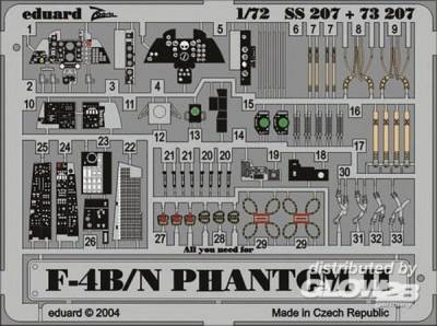 207 72 günstig Kaufen-F-4B/N Phantom II. F-4B/N Phantom II <![CDATA[Eduard / SS207 / 1:72]]>. 