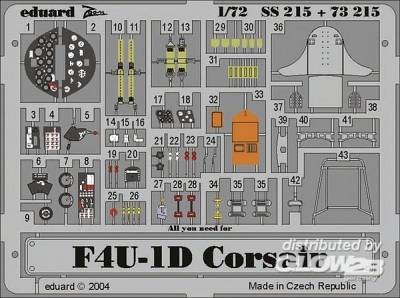 F4U Corsair günstig Kaufen-F4U-1D Corsair. F4U-1D Corsair <![CDATA[Eduard / SS215 / 1:72]]>. 