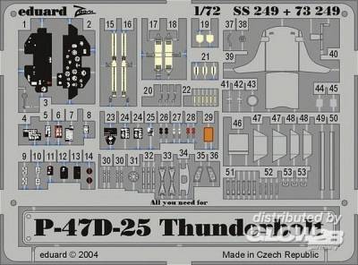 du und günstig Kaufen-P-47D-25 Thunderbolt. P-47D-25 Thunderbolt <![CDATA[Eduard / SS249 / 1:72]]>. 