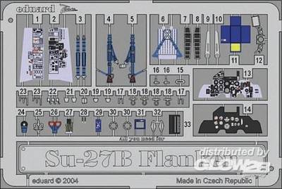 EDU 1 günstig Kaufen-Su-27B Flanker. Su-27B Flanker <![CDATA[Eduard / SS251 / 1:72]]>. 