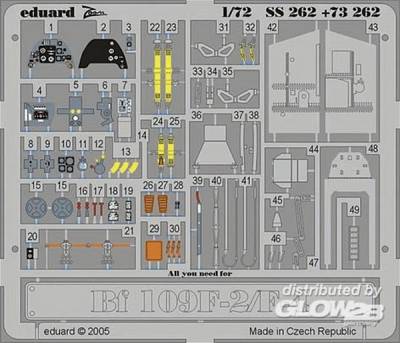 109 A günstig Kaufen-Messerschmitt Bf 109 F-2/F-4. Messerschmitt Bf 109 F-2/F-4 <![CDATA[Eduard / SS262 / 1:72]]>. 