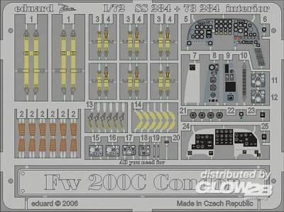 Interior günstig Kaufen-Focke-Wulf Fw 200 C Condor - Interior [Revell]. Focke-Wulf Fw 200 C Condor - Interior [Revell] <![CDATA[Eduard / SS284 / 1:72]]>. 