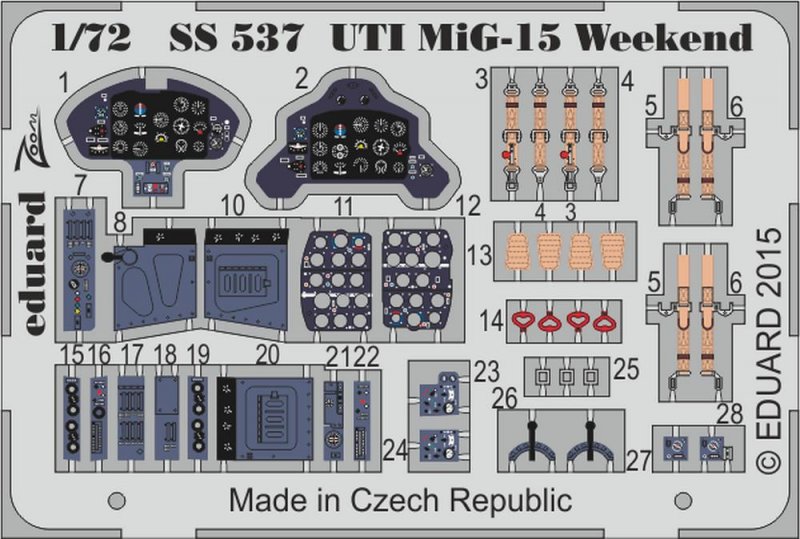 Weekend günstig Kaufen-UTI MiG-15 - Weekend Edition [Eduard]. UTI MiG-15 - Weekend Edition [Eduard] <![CDATA[Eduard / SS537 / 1:72]]>. 