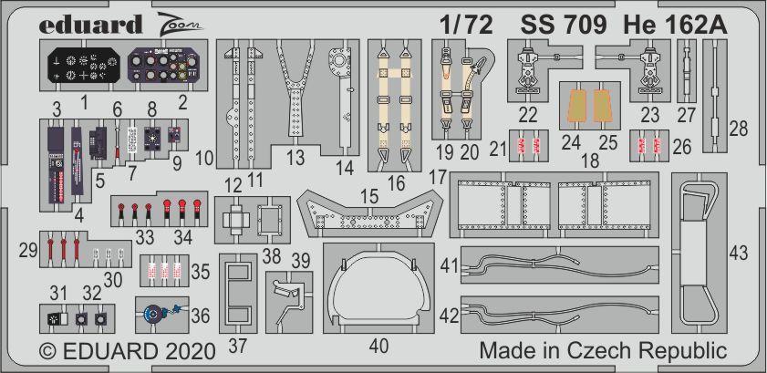 SPECIAL günstig Kaufen-Heinkel He 162A [Special Hobby]. Heinkel He 162A [Special Hobby] <![CDATA[Eduard / SS709 / 1:72]]>. 