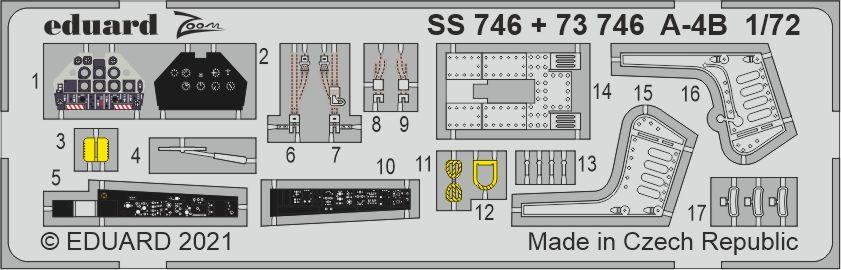 8591437560912 - SS746 - 172 A-4B 1 72 for FUJIMI   HOBBY 2000