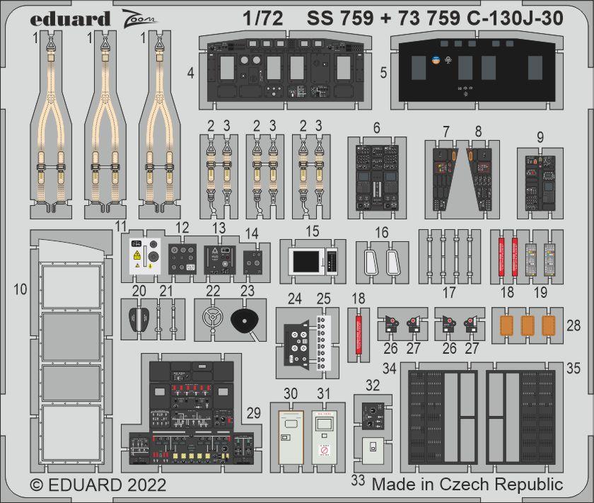 130J 30 günstig Kaufen-C-130J-30 Hercules [Zvezda]. C-130J-30 Hercules [Zvezda] <![CDATA[Eduard / SS759 / 1:72]]>. 