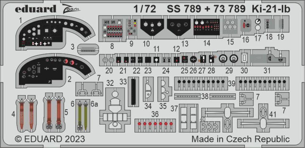 21 cm  günstig Kaufen-Ki-21-Ib [ICM]. Ki-21-Ib [ICM] <![CDATA[Eduard / SS789 / 1:72]]>. 